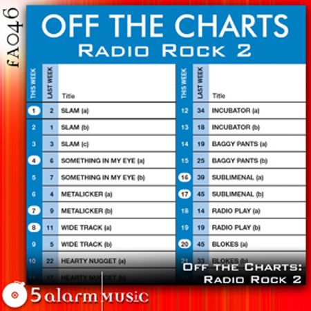 off the charts: radio rock 2 표지