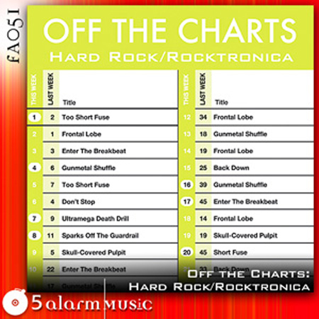 off the charts: hard rock/rocktronica (disc 1) 표지