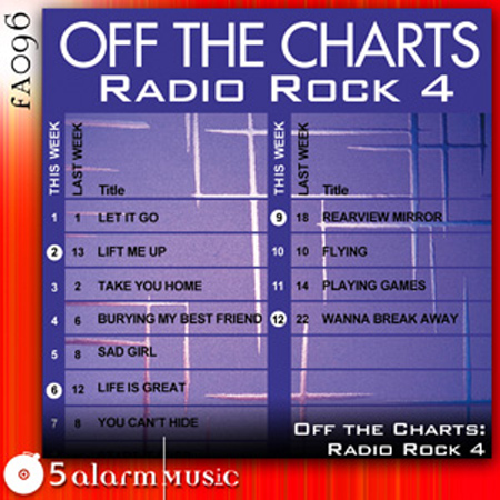 off the charts: radio rock 4 표지