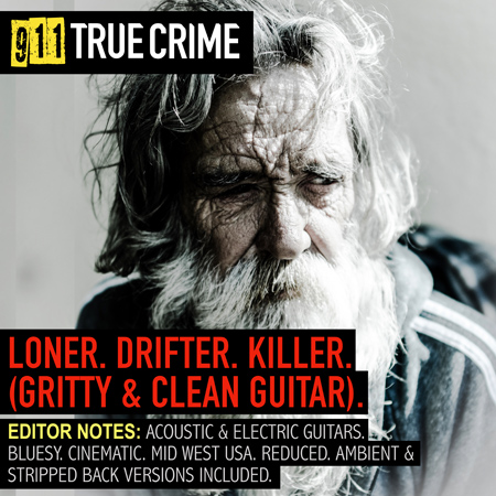 911TC019. Loner. Drifter. Killer. (Gritty & Clean Guitar) 표지