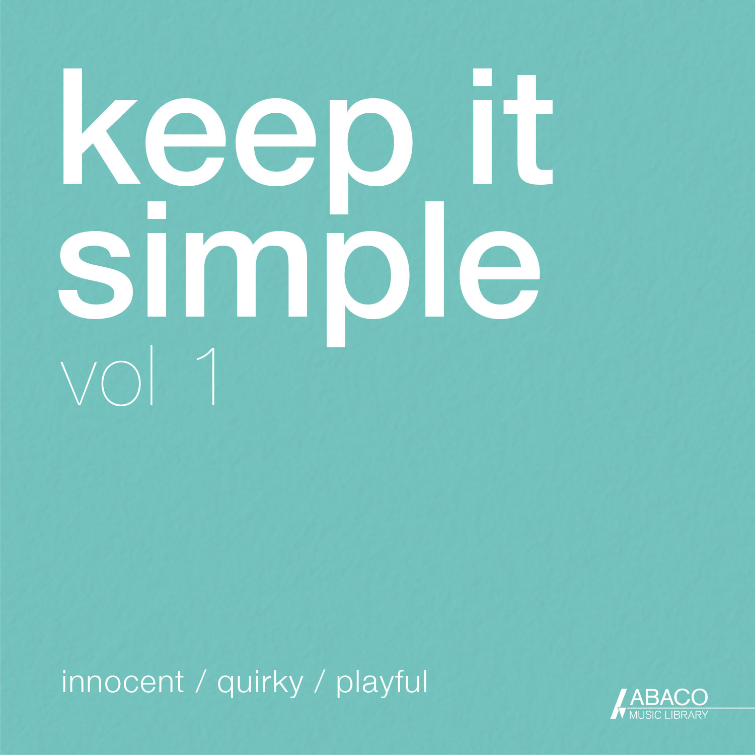 keep it simple 1 : innocent / quirky / playful 표지