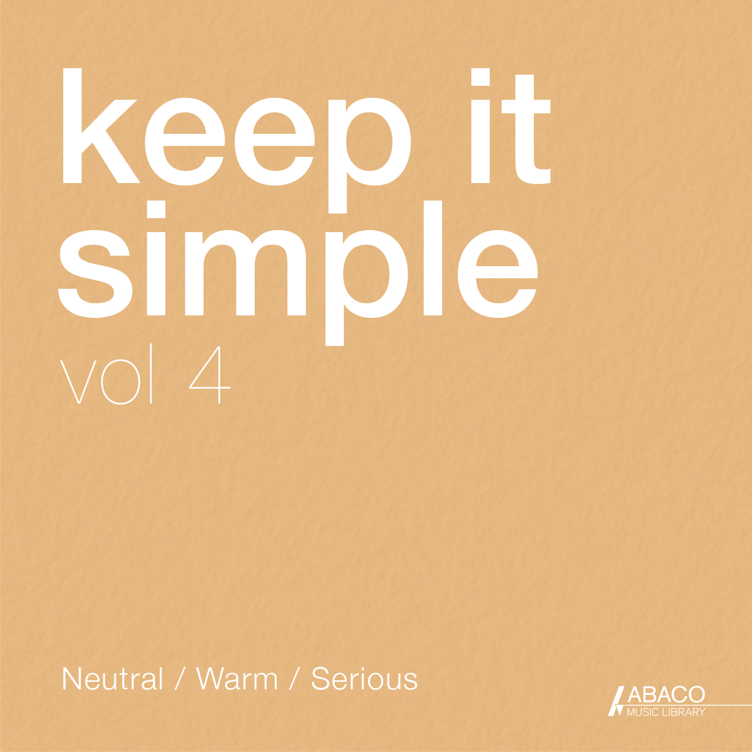 keep it simple 4: neutral / serious / warm 표지