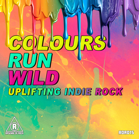 Colours Run Wild - Uplifting Indie Rock 표지