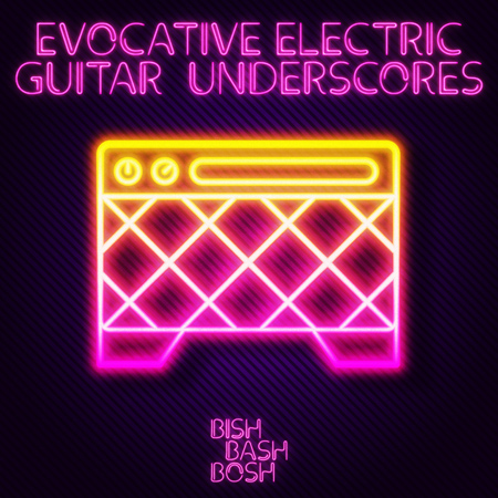 EVOCATIVE ELECTRIC GUITAR  UNDERSCORES 표지