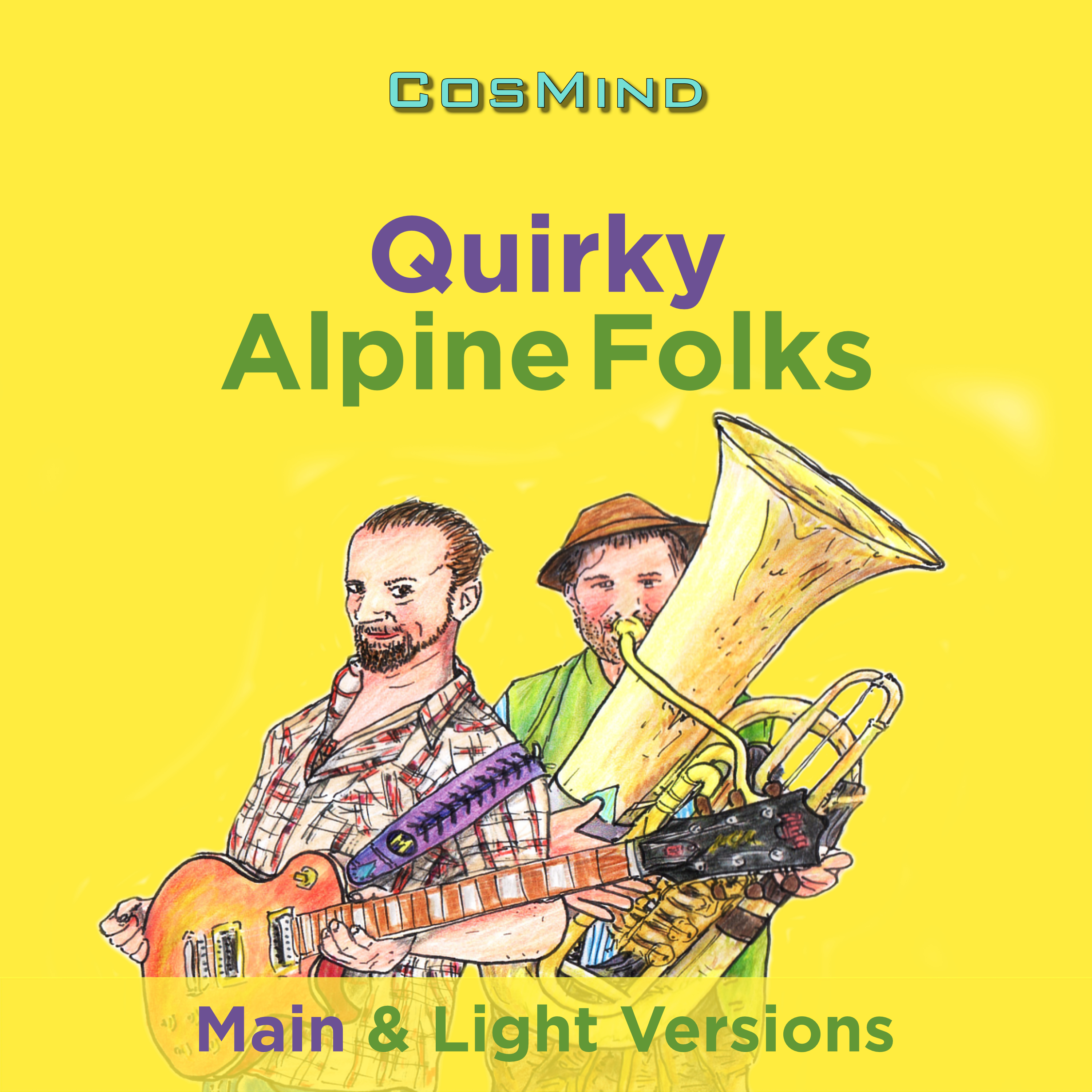 quirky alpine folks - main & light versions 표지