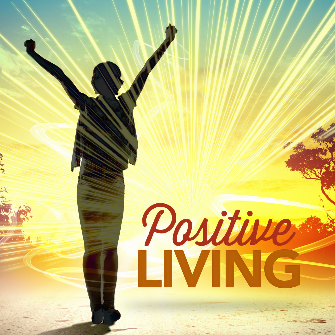 positive living 표지