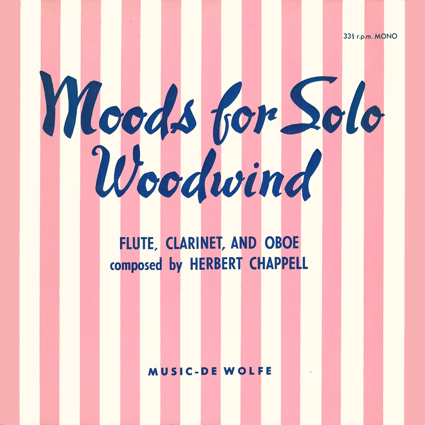 moods for solo woodwind 표지