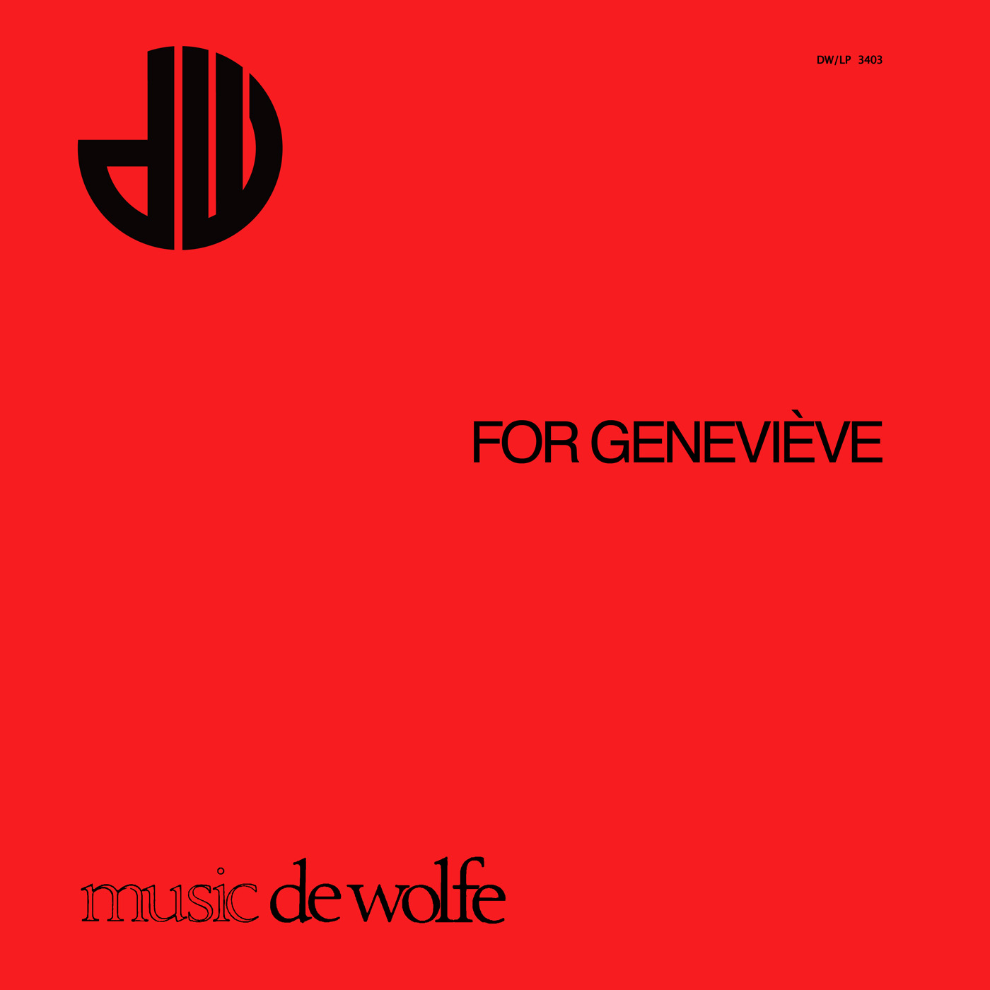 for genevieve 표지