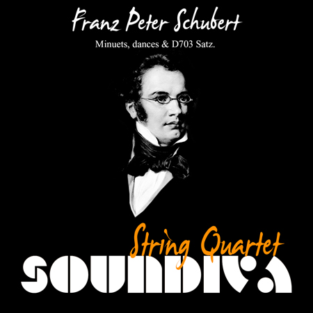 Franz Peter Schubert: String Quartets-Minuets, dances & D703 Satz. 표지