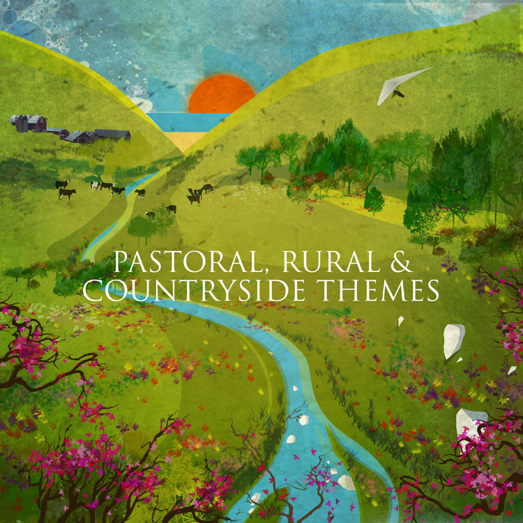 pastoral, rural and countryside themes 표지