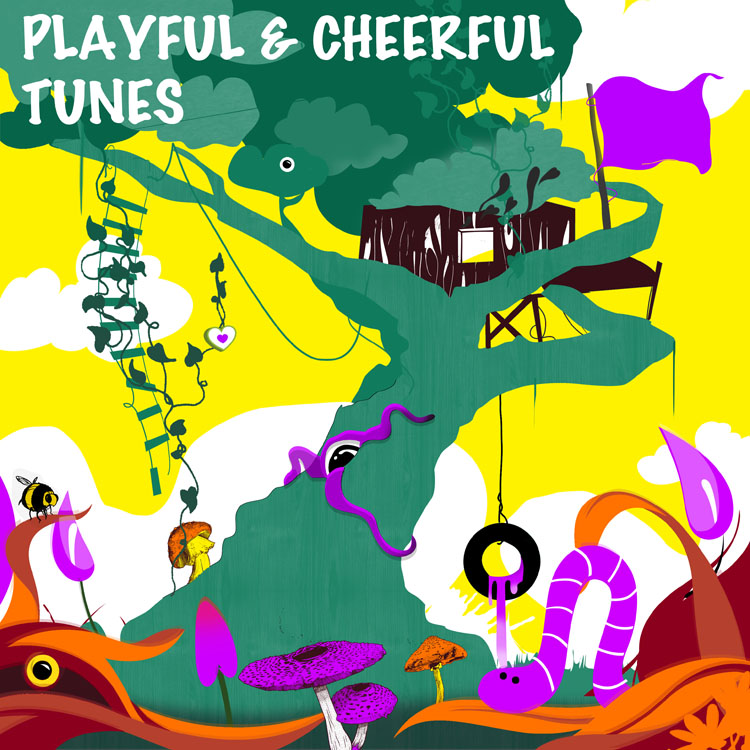 playful and cheerful tunes 표지