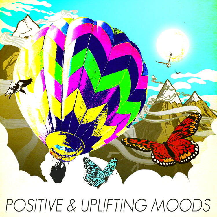 positive and uplifting moods 표지