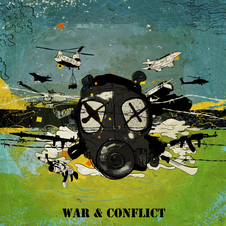 war and conflict 표지