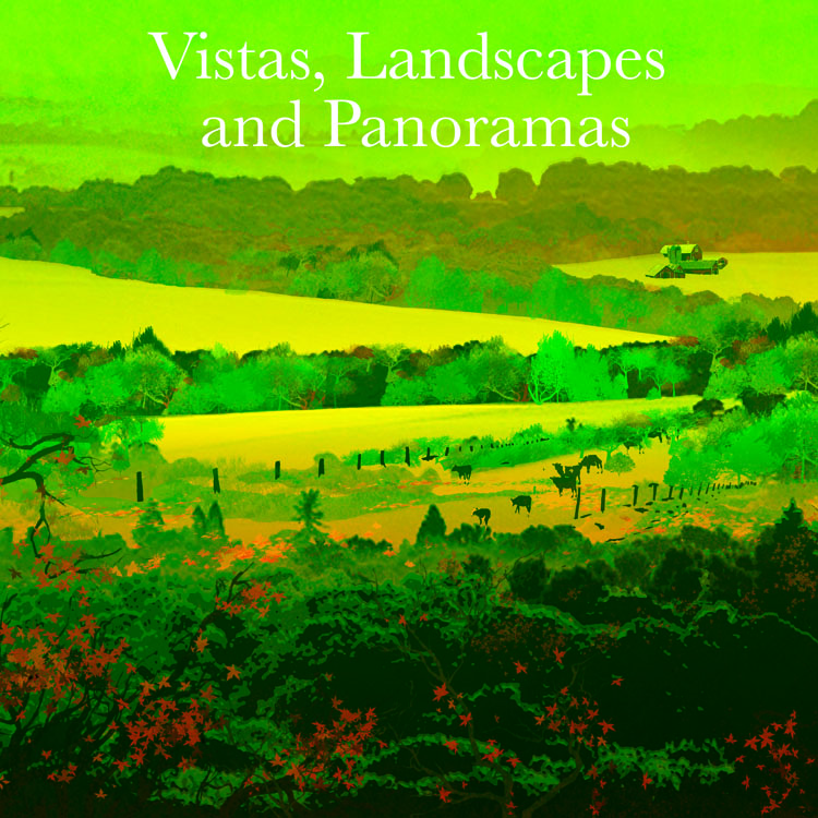 vistas, landscapes and panoramas 표지