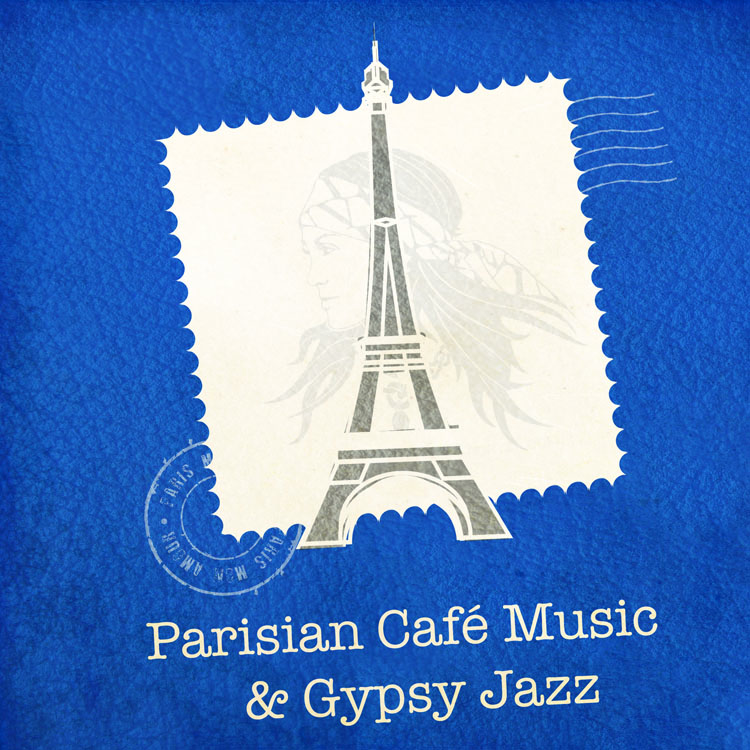 parisian cafe music and gypsy jazz 표지