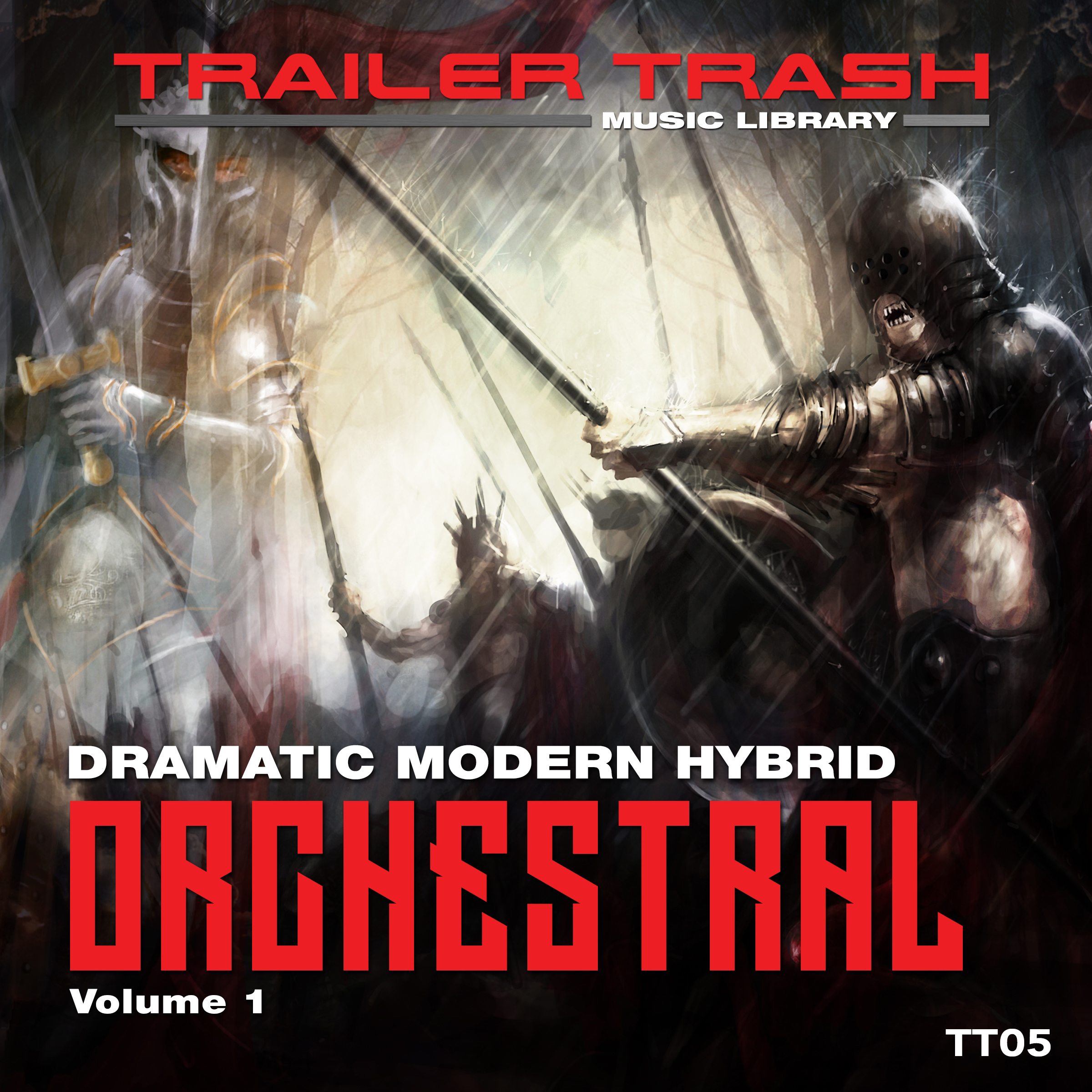 dramatic modern hybrid orchestral trailer beds v.1 표지