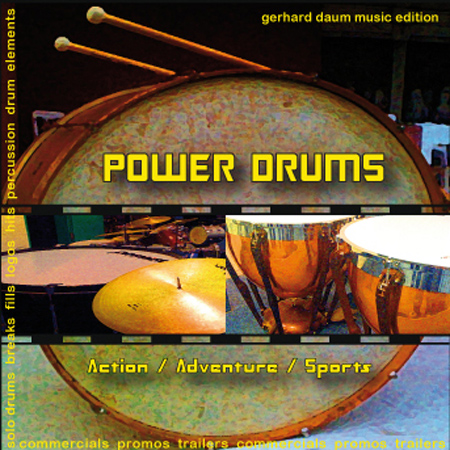 Power Drums - Commercials Promos Trailers 표지