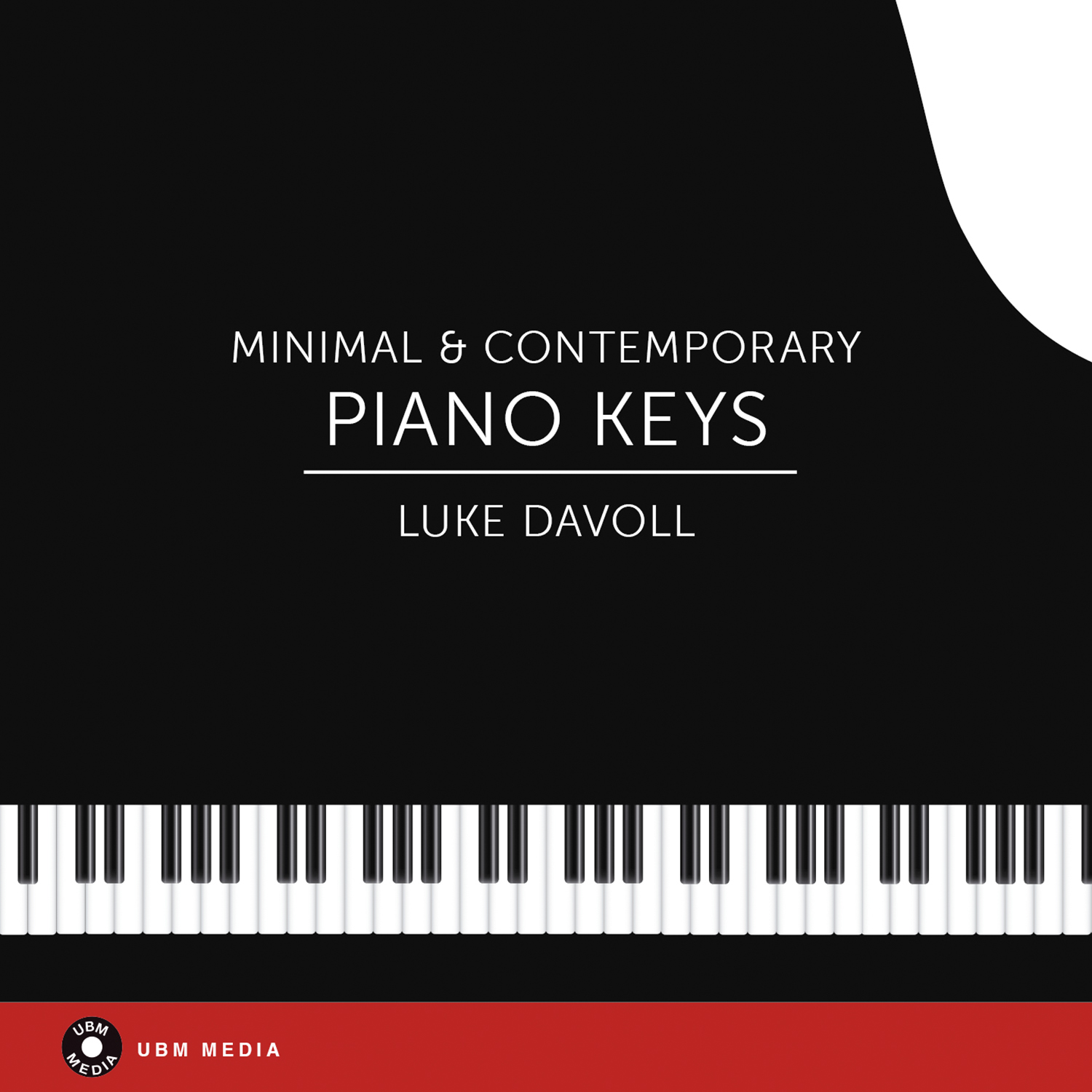 piano keys - minimal and contemporary 표지