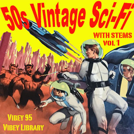 50s Vintage Sci-Fi with stems volume 1 표지