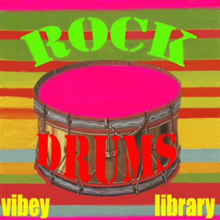 VIBEY 14 Rock Drums vol 1 표지
